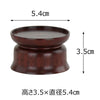 仏具 仏飯器台 花梨 雄美 丸型 中 特徴 2