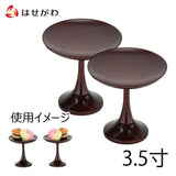 仏具 高杯 花梨 雄美 3.5寸 特徴 1