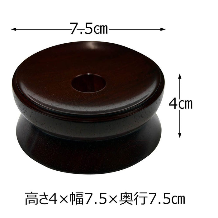 仏具 リン台 花梨 雄美 丸型2.5 特徴 3