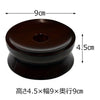 仏具 リン台 花梨 雄美 丸型3.0 特徴 3