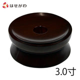 仏具 リン台 花梨 雄美 丸型3.0 特徴 1