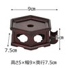 仏具 リン台 花梨 雄美 六角置台付2.5 特徴 2