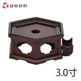 仏具 リン台 花梨 雄美 六角置台付3.0 特徴 1