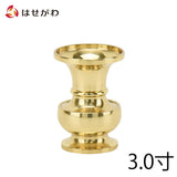 仏具 花立 新型 磨き 3.0寸 特徴 1