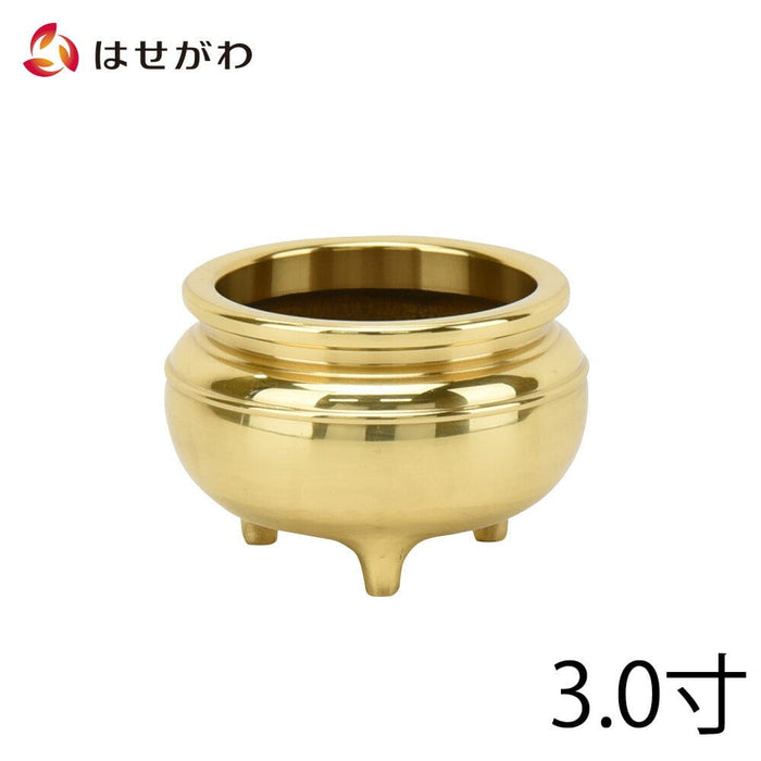 仏具 香炉 新型 磨き 3.0寸 特徴 1