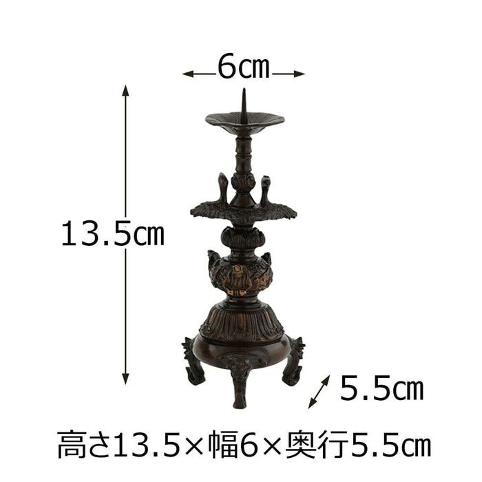 仏具 三具足 木瓜菖蒲 長健院 2.5寸 特徴 4