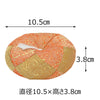 仏具 リン布団 金綴 丸型 3号 橙 特徴 2