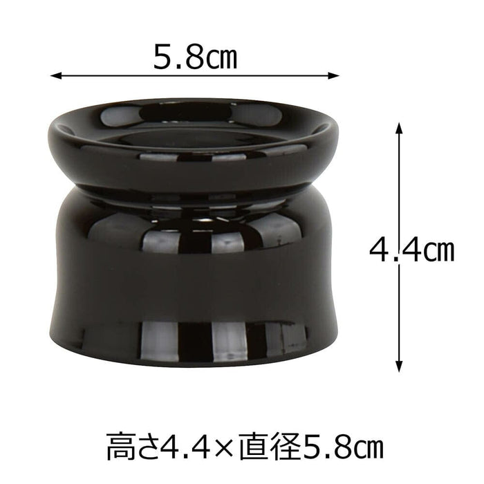 仏具 仏飯器台 木質 溜 丸型 2.0寸 特徴 2