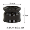 仏具 仏飯器台 木質 溜 丸型 2.0寸 特徴 2