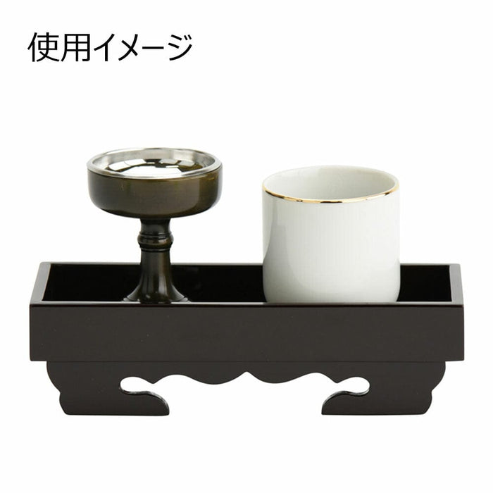 仏具 仏器膳 木質 溜 6.0寸 特徴 3