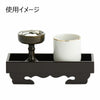 仏具 仏器膳 木質 溜 6.0寸 特徴 3