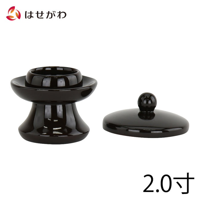 仏具 茶台 木質 溜 2.0寸 特徴 1