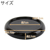 仏具 香炉台 木質 溜 丸型 3.0寸 特徴 2
