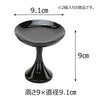 仏具 高杯 木質 溜 寛通型 3.0寸 特徴 2