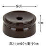 仏具 リン台 木質 溜 丸型 3.0 特徴 2