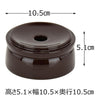 仏具 リン台 木質 溜 丸型 3.5 特徴 2