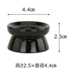 仏具 仏飯器台 木質 溜 丸型 背短 1.5寸 特徴 2