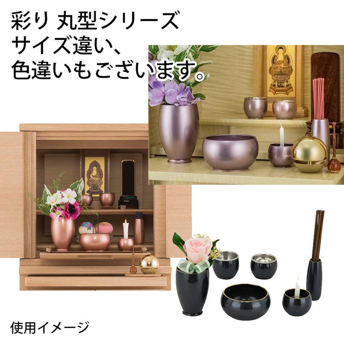 仏具 六具足 彩り 丸型 溜 特徴 8