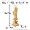仏像 本尊 東 阿弥陀如来 ツゲ眼入金泥 4.5寸 特徴 2