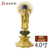 仏像 本尊 東 木製 肌粉 八角 4.0寸 特徴 1