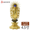 仏像 本尊 西 木製 肌粉 八角 4.5寸 特徴 1