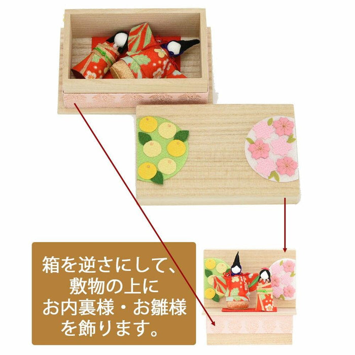 お供え物・お飾り ちりめん 季節のしつらい箱 桃の節句 特徴 5