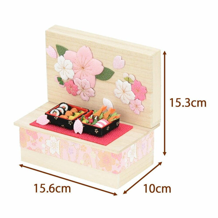 お供え物・お飾り ちりめん 季節のしつらい箱 お花見 特徴 3