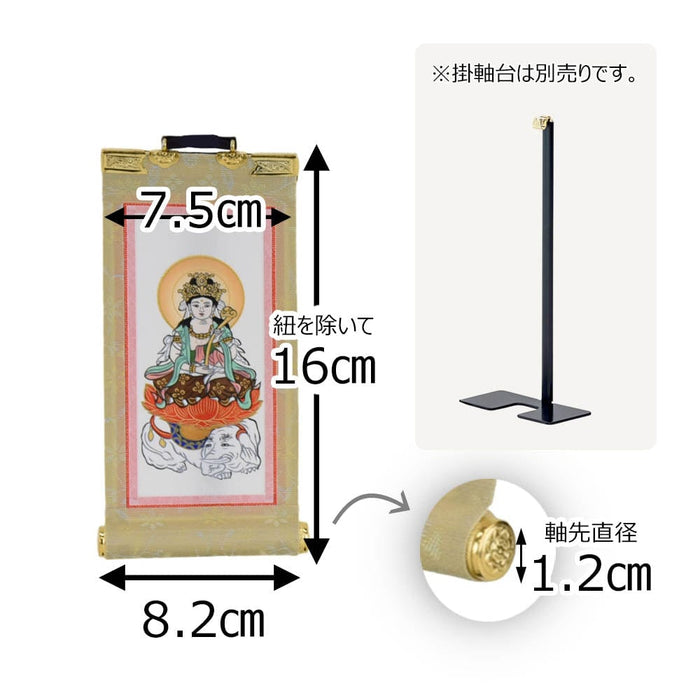 掛軸 願 臨済 普賢菩薩 10代16.5cm 特徴 2