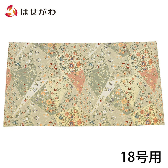仏具 経机掛 総柄白茶 18用 特徴 1