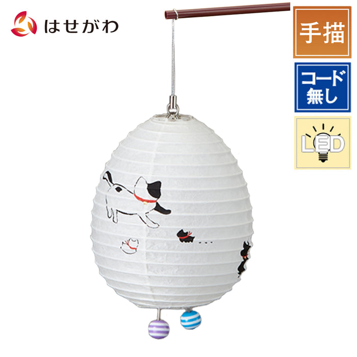 盆提灯 新型 おむかえ提灯 ねこ 特徴 1