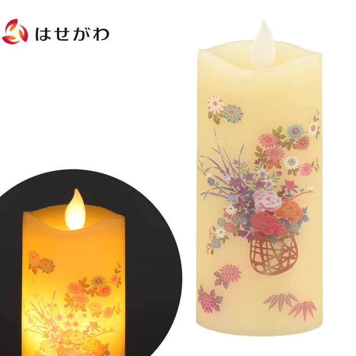仏具 LEDローソク いろはあかり 花籠 特徴 1