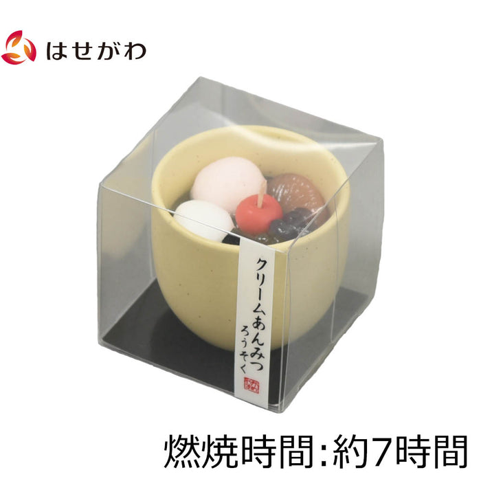 ローソク キャンドル クリームあんみつ 特徴 1
