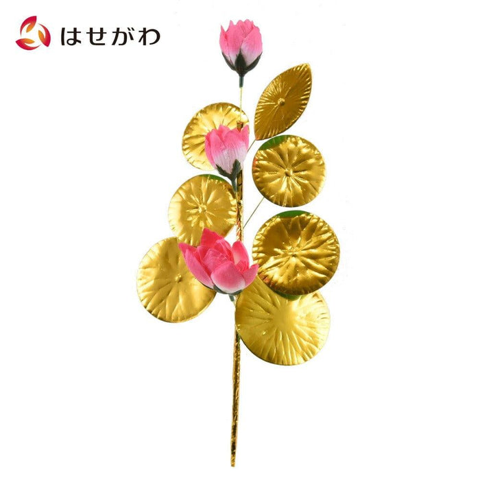 盆提灯 お盆用品 盆花 赤蓮 三輪 特徴 1