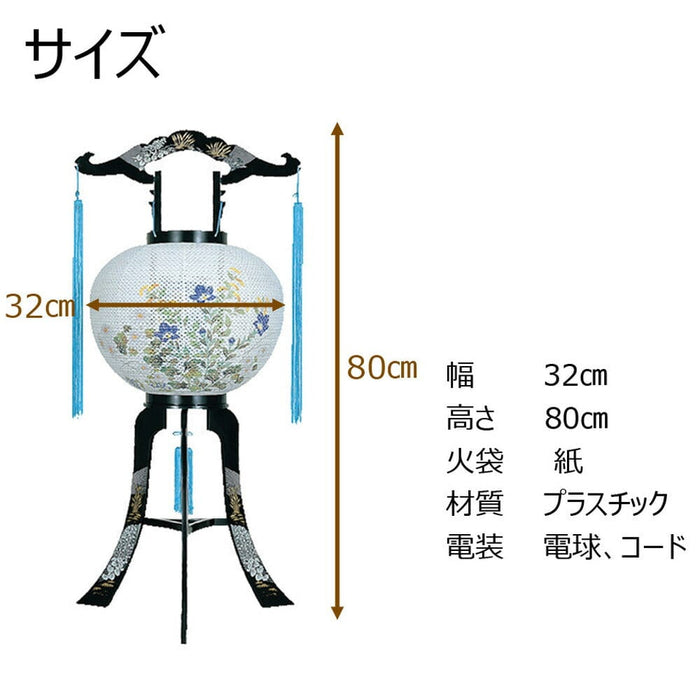 盆提灯 回転 こもれび 菊桔梗 特徴 4