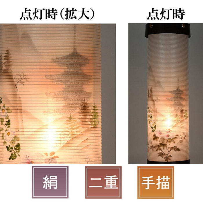 盆提灯 住吉 ９番 特撰 芙蓉に五重塔 特徴 4