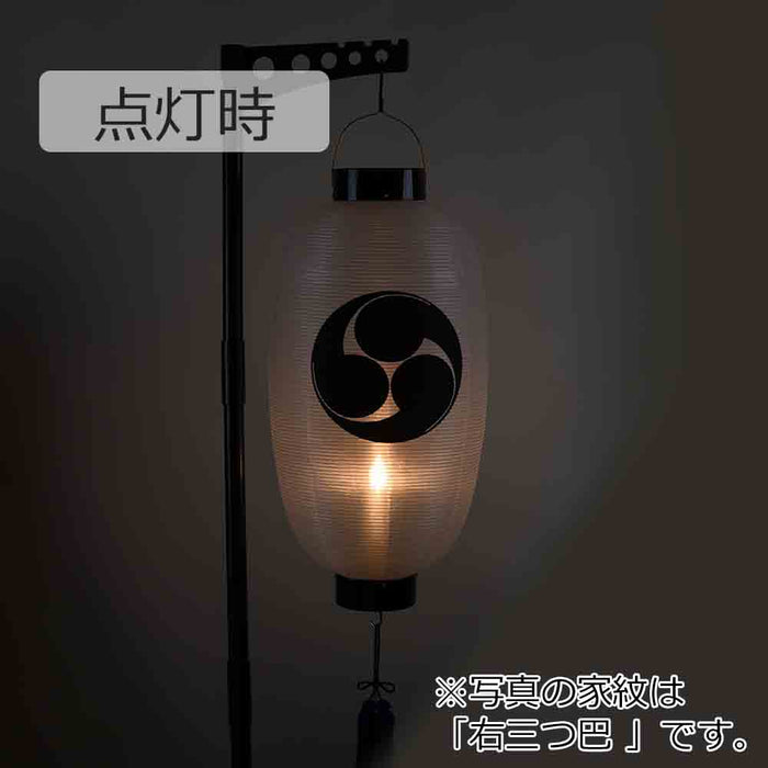 盆提灯 門提灯 尺四長 電池灯付 特徴 4