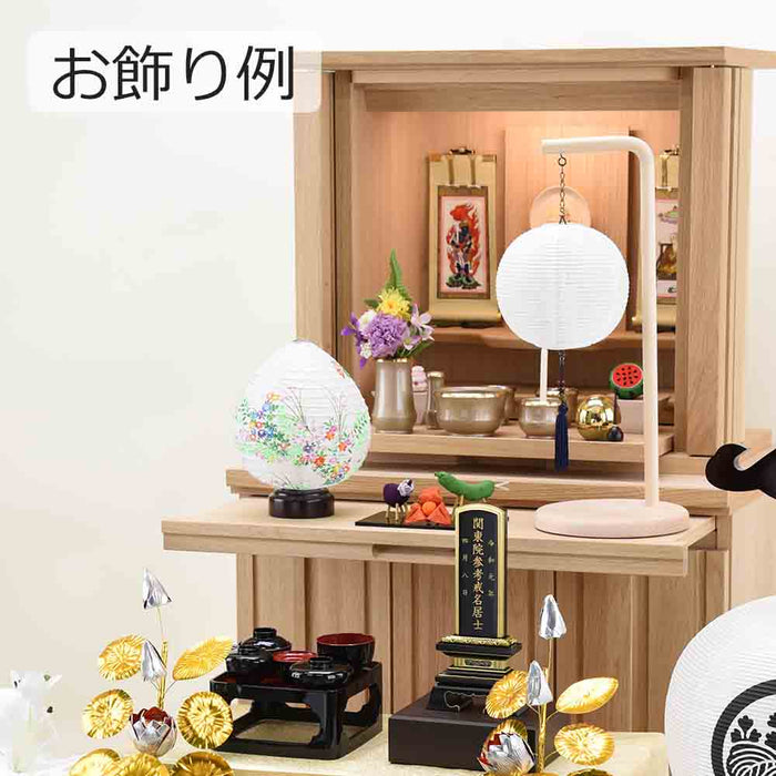 盆提灯 新型 結花 LED 小花チラシ 特徴 5