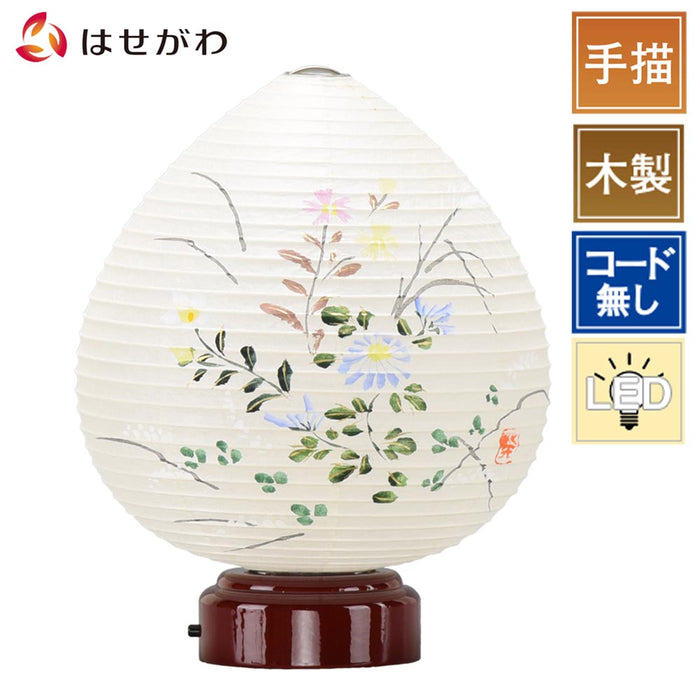 盆提灯 新型 極み結花 LED 秋草 特徴 1