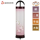 盆提灯 新型 立花6号 桜 絹二重 特徴 1