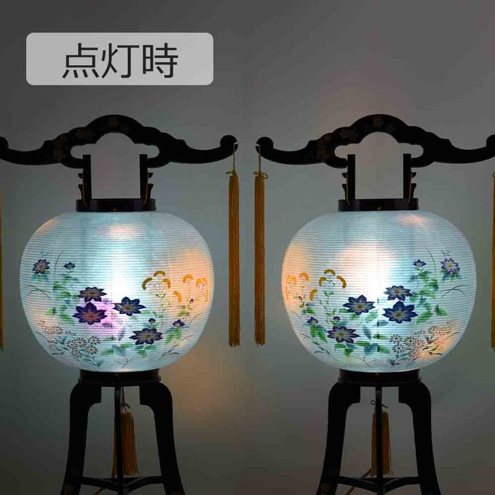 盆提灯 回転 楓 花車 鉄仙 対 特徴 4