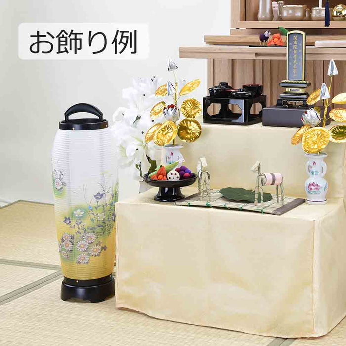 盆提灯 回転 あかつき 2号 菊桔梗 特徴 6