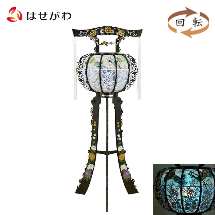 盆提灯 霊前灯 鳳 105号 黒 特徴 1