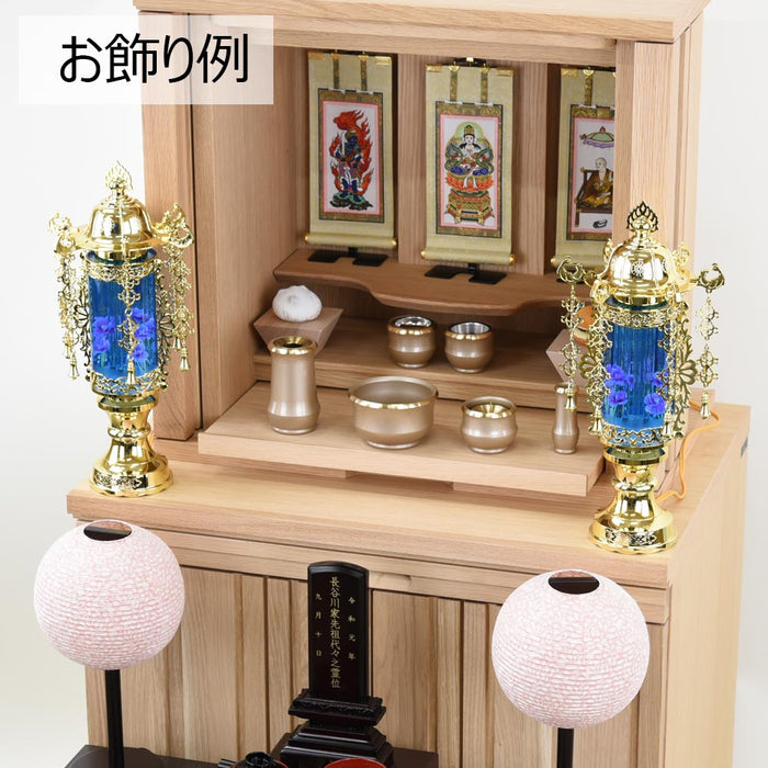 盆提灯 霊前灯 バブル灯 7号 ブルー対 特徴 8