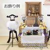 盆提灯 行灯 11号 黒檀 萩桔梗 紋二重 特徴 5