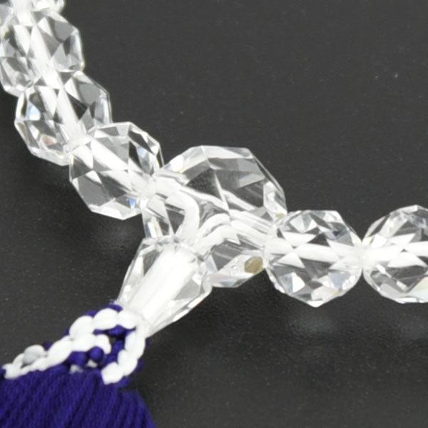 数珠 念珠 水晶 切子 弥勒房 尺2玉 特徴 3