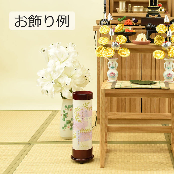 盆提灯 新型 あかりモダン 藤霞 特徴 6
