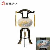 盆提灯 回転 あかり 綾型 10号 蒔絵絵入 特徴 1