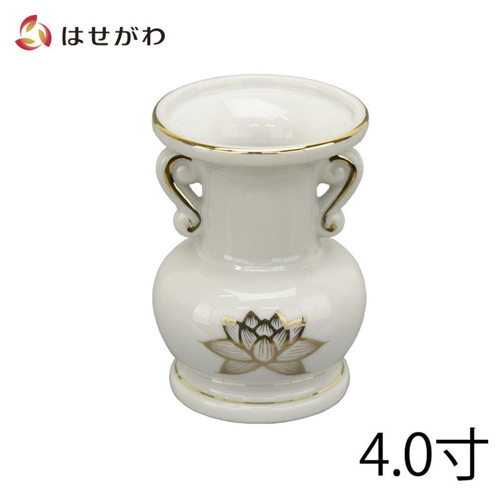 仏具 花立 白金蓮 4.0寸 特徴 1