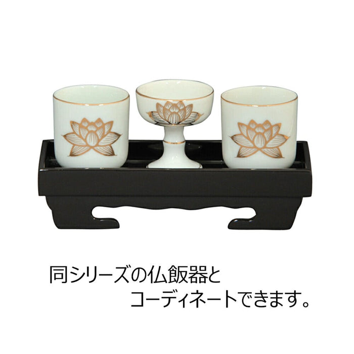 仏具 湯呑 白金蓮 1.6寸 特徴 4