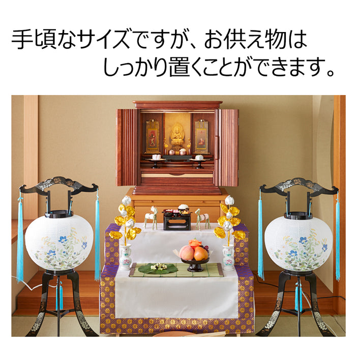 盆用品 盆棚 2段 74cm (金襴どんす付き) 特徴 3